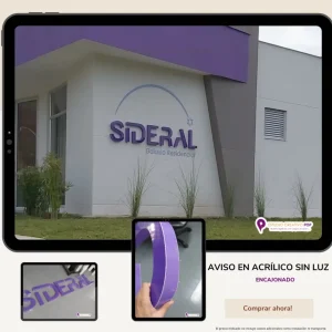 Avisos en acrílico