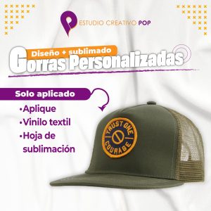 gorras marcadas con logo de empresa