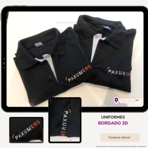 camisa polo bordada
