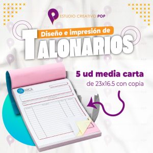 Talonarios o factureros